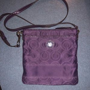 Purple Coach Purse 👛MAKE OFFER